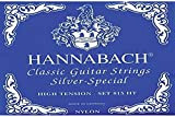 Hannabach Corde per chitarra classica Serie 815 High Tension Silver Special, set di 3 corde basse