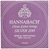 Hannabach Corde per chitarra classica, Serie 900 Tensione medio/alto Silver 200 - corde singole A5/La5