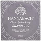 Hannabach Corde per chitarra classica, Serie 900 Tensione medio/basso Silver 200 - corde singole D4/Re4