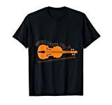 Hapiness Is Playing Violin Funny Musician Gift Maglietta