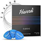 HAVENDI® Corde Chitarra classica - Qualità del suono brillante | Corde de nylon resistente e argento per chitarra classica | ...