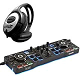 Hercules DJ Control Starlight 2 Deck DJ Controller + cuffie Keepdrum