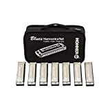 Hohner 1501/7 Bluesband 7 Pack Harmonicas with Case
