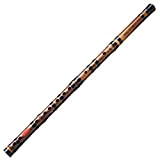 HongTeng Flauto di bambù Nero Professionale Che Gioca Strumento Musicale per Adulti Flauto traverso Cinese Dizi (Color : C)