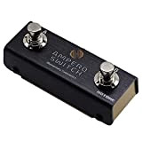 HOTONE Dual Footswitch Pedal Momentaneo Pedale a 2 vie Controller a pedale commutatore 6,35 mm Ampero Switch