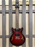 Ibanez Artcore 6 corde semi-cava corpo chitarra elettrica, destra, Sunburst rosso, piatto completo (AM53SRF)