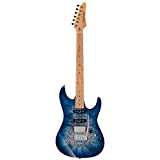 IBANEZ AZ226PB-CBB AZ-Series - Chitarra elettrica a 6 corde, colore: Blu Cerulean Blue Burst + custodia