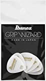 Ibanez Flat Pick 6 Pack PPA16HRG-WH - Rubber Grip 1 mm, bianco