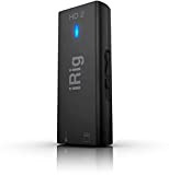 IK Multimedia iRig HD 2 - Interfaccia Audio Digitale per Chitarra e Basso, Per iPhone/iPad/iPod e Mac/PC, Nero