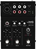 IMG Stage Line mmx 11usb 2 canali audio miniatura Mixer con 3 ingressi e interfaccia USB Nero
