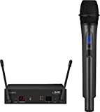 IMG Stageline TXS-616SET/2 - Sistema di microfono multi-frequenza con tecnologia UHF-PLL, 672,000-691,750 MHz, colore: Nero