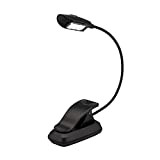 Infitronic IN3LED1NL - Lampada da leggio a 3 LED, luce da lettura/leggio per spartiti, lampada a morsetto, lampada per spartiti, ...