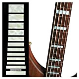 Inlay Sticker FB-101J5-WT - Blocchi per basso Jazz Bass per 5 corde - Bianco Perla, FB-101J5-WT