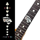 Inlay Sticker - Pennarello per tastiera chitarra, colore: Bianco perla