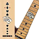 Inlay Sticker - Pennarello per tastiera chitarra, colore: Nero perla