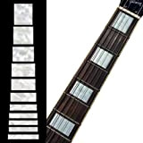 Inlay Sticker - Pennarello per tastiera e basso, LP SG Blocks, colore: Bianco perla
