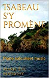 Isabeau s'y promène: Piano solo sheet music (English Edition)