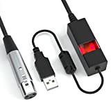 IUKUS Cavo da USB a XLR, cavo per microfono USB da maschio a XLR femmina, cavo audio da studio per ...