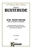 Jesu, My Heart's Treasure (Jesu, meine Freude): For Soprano and Bass Solo, SAB Chorus/Choir, Two Violins, Basson (Violoncello) and Organ ...