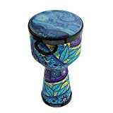 JHYS Strumento Musicale, African Talking Drum 8 Pollici Djembe Bongo African Hand Drums Strumento Musicale a percussione Portatile per Bambini ...