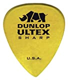 Jim Dunlop 433 Ultex Sharp Player - Plettro 0,90 mm, Tequila, colore: Oro
