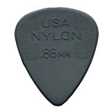 Jim Dunlop Nylon - Confezione da 10 plettri standard, 0,88 mm