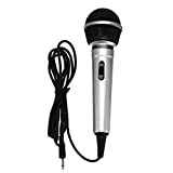 JJZXD Microfono con Cavo da palco da 3,5 mm + 6,35 mm Megafono palmare per Karaoke Trasmettitore pubblico per Prestazioni ...