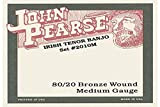 John Pearse® Strings »2010M MEDIUM - IRISH TENOR BANJO - 80/20 BRONZE« Corde per Irish Tenor Banjo - 012/038