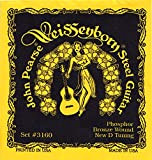 John Pearse® Strings »3160 NEW D-TUNING - WEISSENBORN® STEEL GUITAR - PHOSPHOR BRONZE« Corde per Weissenborn® Steel Chitarra Acustica - ...