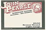 John Pearse® Strings »3260L LIGHT - BARITONE GUITAR - 80/20 BRONZE« Corde per Baritone Chitarra Acustica - 015/068