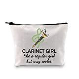 JTOUK Clarinetto regalo giocatore clarinettista regalo clarinetto ragazza come una ragazza normale ma modo più fresco borsa per il trucco ...