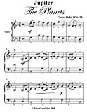 Jupiter The Planets Gustav Holst Easy Piano Sheet Music (English Edition)