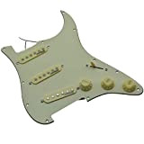 KAISH Battipenna per chitarra elettrica caricata bianca invecchiata con pickup Wilkinson per FD Stratocaster Made in USA o Messico
