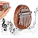Kalimba Instrument - Battitacco per pollice 8 Keys strumenti musicali portatili - Mini Kalimba Thumb Piano per bambini adulti