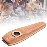 Kazoo in legno, bellissimo flauto kazoo in legno generoso utile con design umanizzato per appassionati di musica per club di ...