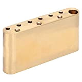 Keenso Brass Tremolo Block, 74mm, Single Rock System, Migliora la qualità del Suono, Adatto per Fender/SQ/CV, Guitar Bridge