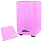 keepdrum DC1M PK - Cajon per bambini, colore: Rosa + seduta rosa