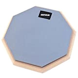 Keepdrum DP-BL, Tamburo per allenamento per batteria (Drum Practice Pad), blu, con filettatura 8 mm