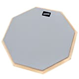 KEEPDRUM, DP-GY12, pad batteria per esercitazioni, di colore grigio, 30,48 cm