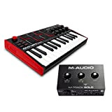 Keyboard Tastiera MIDI + Scheda Audio Esterna USB - MPK Mini MK3 + M-Track Solo - Controller MIDI e Interfaccia ...