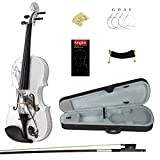 Kinglos 4/4 G Clef Colorato In Legno Massello Violino Kit Raccordi Ebano - NHS3004