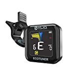 KLIQ EcoTuner - Accordatore a clip ricaricabile USB (con cavo di ricarica incluso) - con modalità di sintonia per chitarra, ...