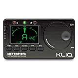 KLIQ MetroPitch - Accordatore metronomo per tutti gli strumenti - Modalità di accordatura per chitarra, basso, violino, ukulele e generatore ...