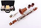 KLKL clarinetto New Professional Clarinet Sweawood in Legno Massello in Legno Massello Placcato Chiave EB Clarinetto Piatto 17 Tasti A ...