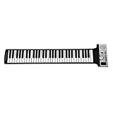 KOET 61 Tasti Roll-Up Piano Tastiera Midi USB Elettronica Portatile con Display Digitale LCD e Altoparlante 128 Toni 100 Beat ...