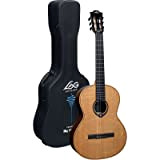 LAG Guitars Classic HyVibe 30 CHV30E - Chitarra acustica classica con effetti integrati e Bluetooth