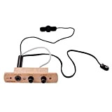 LAOJIA Pickup buca per Cajon, Cajon Drum Sound Hole Pickup Microfono Pick-up System per Drum Box con Controllo Volume Tono ...