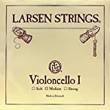 Larsen - Corde per violoncello A, acciaio cromato, 4/4, misura: media