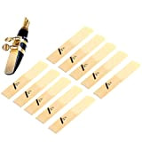 LATRAT Ance per clarinetto Eb professionali, in bambù,confezione da 10,spessore 2,5(1.5cm*7cm)
