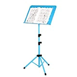 Leggii Musicali Altezza Regolabile da 77cm - 150cm Band Music Stand, Portatile Leggero Porta Spartiti con Pannello Ribaltabile (Color : ...